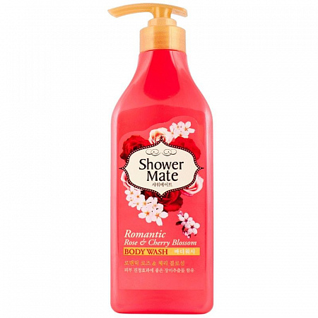 Shower Mate роза и вишневый цвет гель для душа 550г