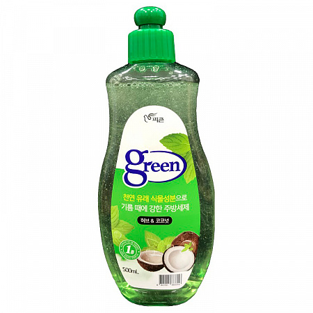 Green травы и кокос средство для мытья посуды 500мл